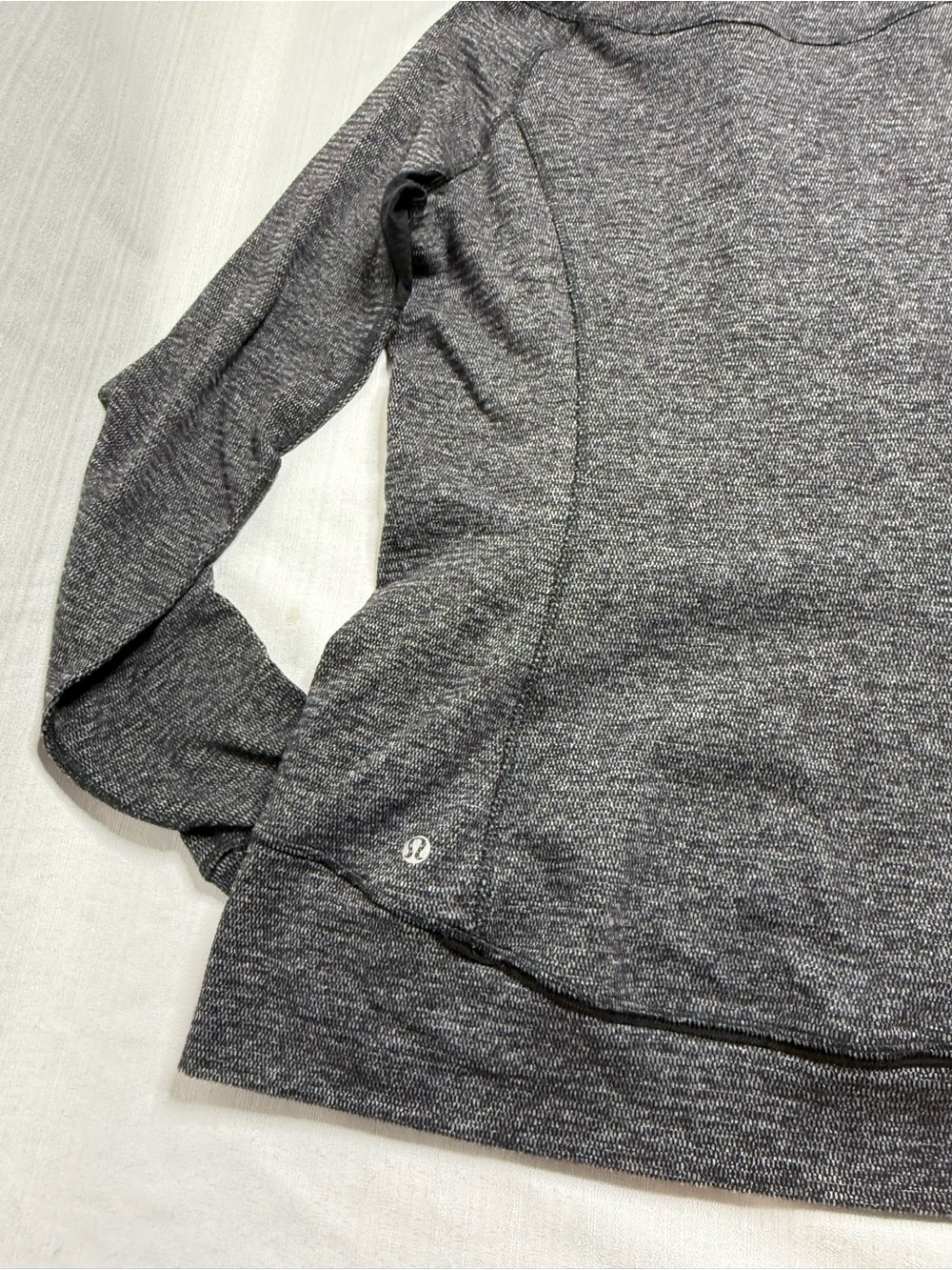 Lululemon Womens Think Fast Pullover Size 10 Zip Warm Running Jog Top - Picture 11 of 12